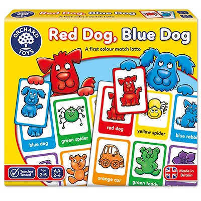 Red Dog Blue Dog - Orchard Toys (£10.99)